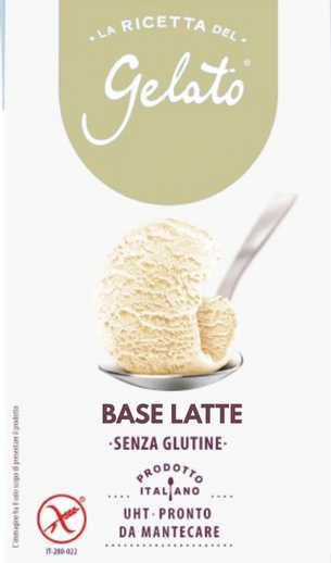 Base lait pour préparation glace artisanale Brique de 1L de base lait pour préparation glace artisanale