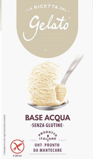 Base eau pour préparation glace artisanale Brique de 1L de base eau pour préparation glace artisanale