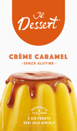 dessert artisanal prêt à l'emploi pour crème caramel Brique de 1L de dessert prêt à l'emploi pour crème caramel