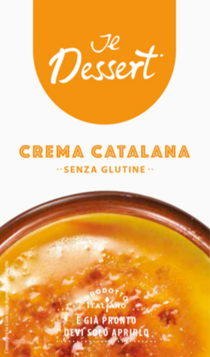 dessert artisanal prêt à l'emploi pour crème brûlée Brique de 1L de dessert prêt à l'emploi pour crème brûlée