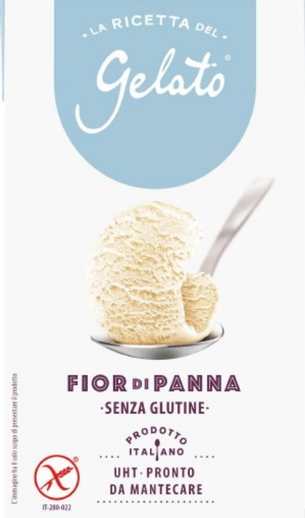 préparation glace artisanale prête à l'emploi saveur fior di panna Brique de 1L préparation glace artisanale prête à l'emploi saveur fior di panna