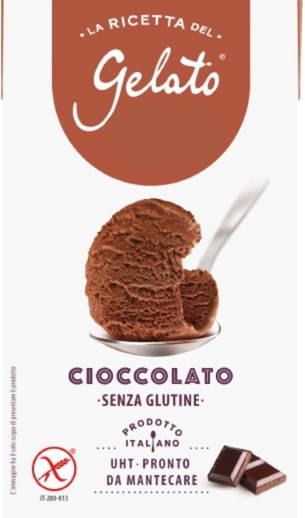 préparation glace artisanale prête à l'emploi saveur chocolat Brique de 1L de préparation glace artisanale prête à l'emploi saveur chocolat